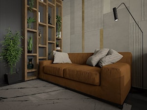 Męski Apartament - Biuro, styl nowoczesny - zdjęcie od Pracownia Projektowa Decoretti - Agata Jachimowicz
