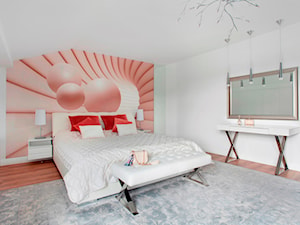 Dom w Straszynie - Sypialnia, styl nowoczesny - zdjęcie od Pracownia Projektowa Decoretti - Agata Jachimowicz