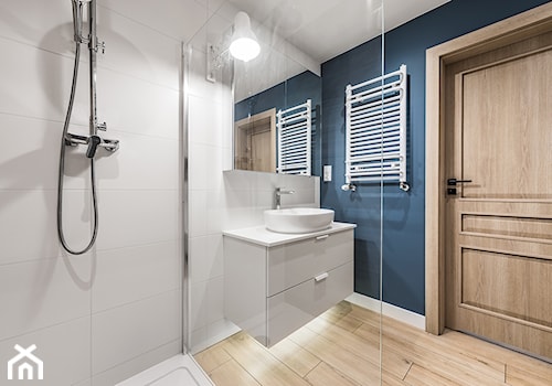 Dom w Chwaszczynie - Średnia bez okna łazienka, styl skandynawski - zdjęcie od Pracownia Projektowa Decoretti - Agata Jachimowicz