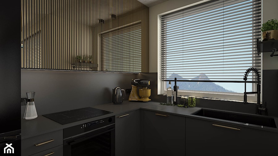 Męski Apartament - Kuchnia, styl nowoczesny - zdjęcie od Pracownia Projektowa Decoretti - Agata Jachimowicz