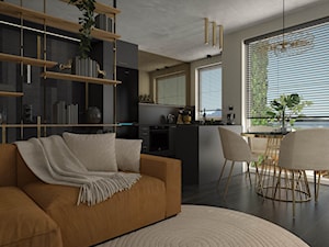 Męski Apartament - Jadalnia, styl nowoczesny - zdjęcie od Pracownia Projektowa Decoretti - Agata Jachimowicz