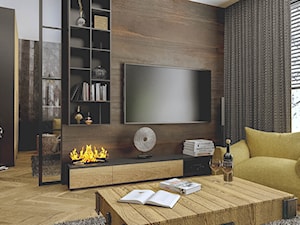 Przytulny Apartament w Centrum Gdyni - Salon, styl industrialny - zdjęcie od Pracownia Projektowa Decoretti - Agata Jachimowicz