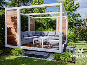 Nowoczesna altana ogrodowa - zdjęcie od Studio projektowe INSPIRACJE