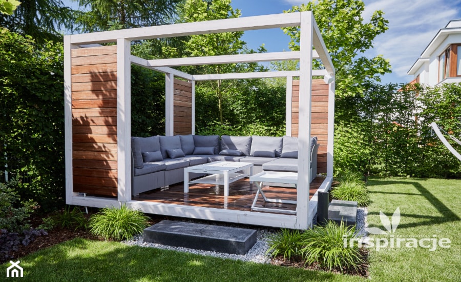 Nowoczesna altana ogrodowa - zdjęcie od Studio projektowe INSPIRACJE - Homebook
