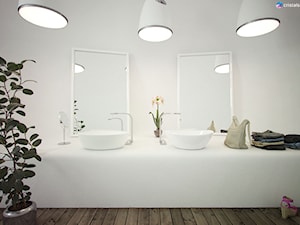 Nablatowe umywalki Cristalstone Separado – Vidrio Tres i Vidrio Dos - Łazienka, styl nowoczesny - zdjęcie od Cristalstone