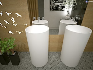 Wolnostojąca umywalka Cristalstone – Tuba - Łazienka, styl nowoczesny - zdjęcie od Cristalstone