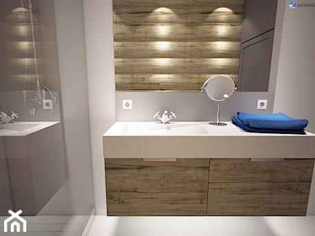 Aranżacje wnętrz - Łazienka: Minimalistyczna łazienka w Lozannie - Łazienka, styl nowoczesny - Cristalstone. Przeglądaj, dodawaj i zapisuj najlepsze zdjęcia, pomysły i inspiracje designerskie. W bazie mamy już prawie milion fotografii!