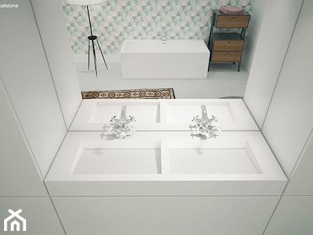 Aranżacje wnętrz - Łazienka: Minimalistyczna łazienka z Sztokholmie - Łazienka, styl nowoczesny - Cristalstone. Przeglądaj, dodawaj i zapisuj najlepsze zdjęcia, pomysły i inspiracje designerskie. W bazie mamy już prawie milion fotografii!