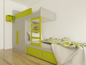 Łóżko piętrowe z szafą - zdjęcie od COLORATO meble