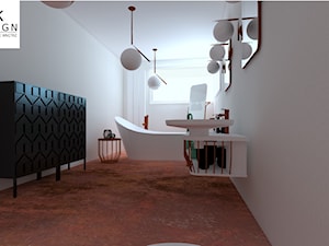 Łazienka miedź - zdjęcie od MK DESIGN Projektowanie Wnętrz