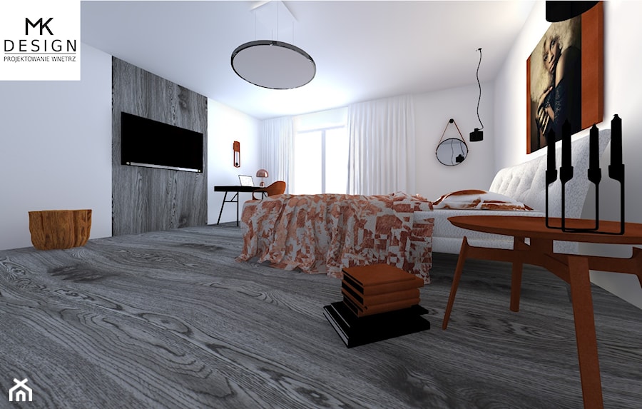 Sypialnia - zdjęcie od MK DESIGN Projektowanie Wnętrz