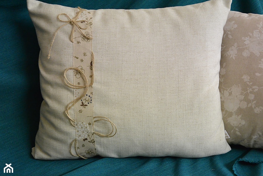 Poduszka dekoracyjna len/bawełna - zdjęcie od elenor249