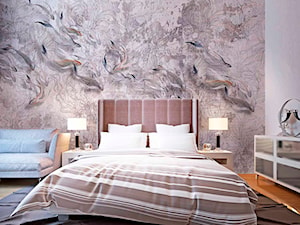Średnia biała sypialnia, styl nowoczesny - zdjęcie od Wonderwall
