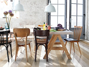 Podłoga laminowana Impressive - Średnia szara jadalnia jako osobne pomieszczenie - zdjęcie od Quick Step
