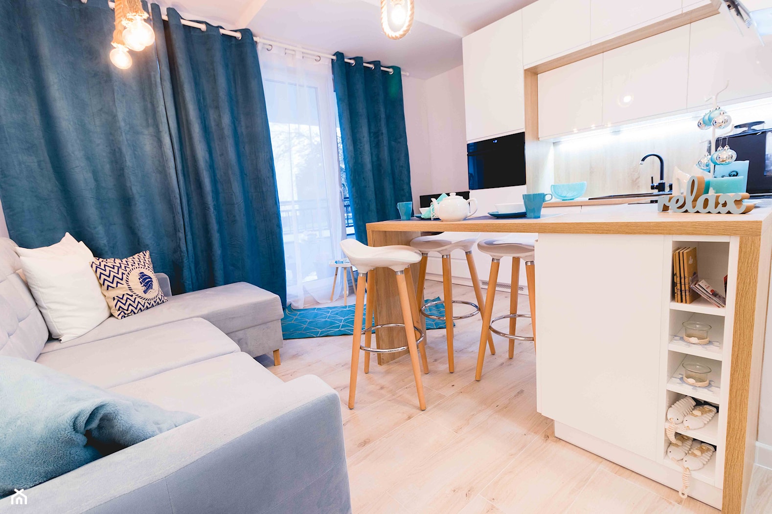 APARTAMENT W STYLU MARYNARSKIM W GDYNI - zdjęcie od an-dzia 4 - Homebook