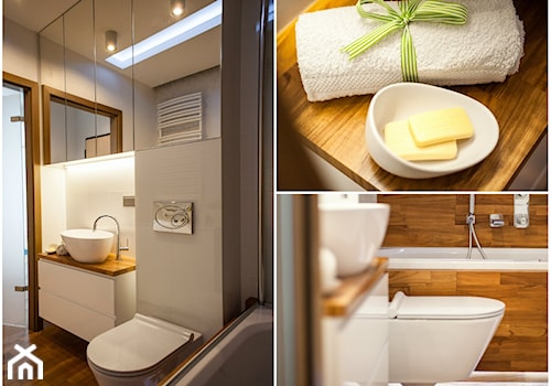 Francuska kamienica sypialnia i łazienka - konkurs - Średnia łazienka, styl nowoczesny - zdjęcie od Arkadiusz Grzędzicki projektowanie wnętrz