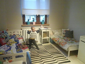 pokoj rodzeństwa 12m2 mieszkanie w bloku - Pokój dziecka, styl nowoczesny - zdjęcie od justyna1990
