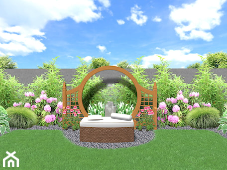Aranżacje wnętrz - Ogród: Niewielki ogródek w stylu japońskim - Ogród - OGRÓD & WNĘTRZE. Przeglądaj, dodawaj i zapisuj najlepsze zdjęcia, pomysły i inspiracje designerskie. W bazie mamy już prawie milion fotografii!