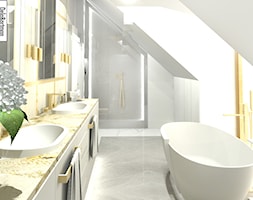 łazienka w stylu nowoczesnym z elementami klasyki - zdjęcie od DelaBartman - Homebook