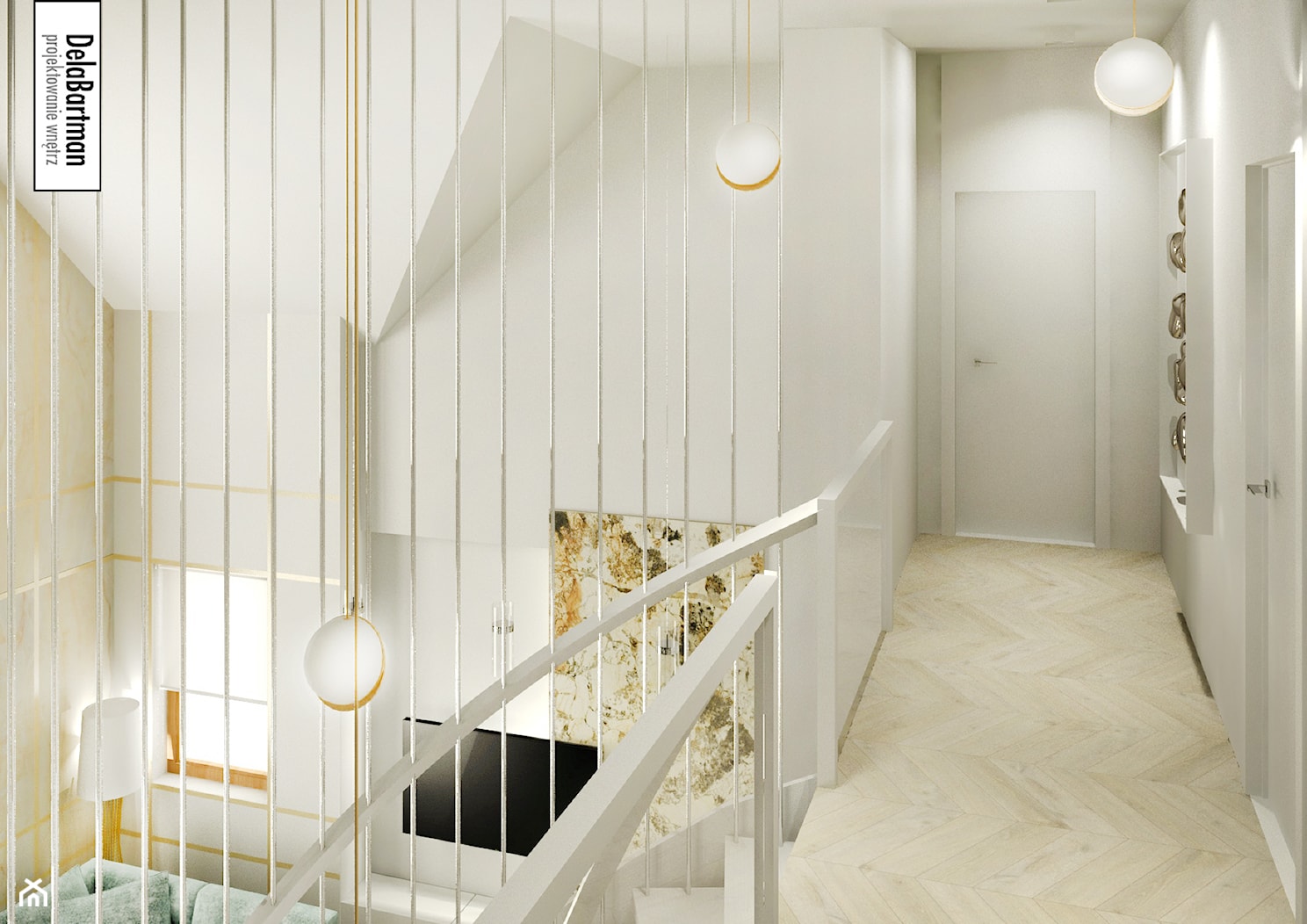 korytarz w stylu nowoczesnym - zdjęcie od DelaBartman - Homebook