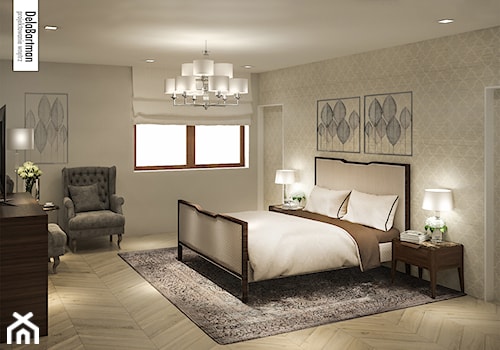 sypialnia w klasycznym stylu - zdjęcie od DelaBartman