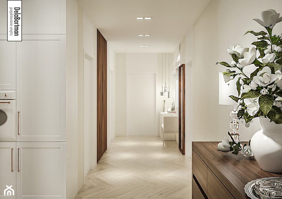 korytarz w klasycznym stylu - zdjęcie od DelaBartman