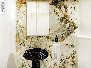 toaleta w nowoczesnym, minimalistycznym stylu - zdjęcie od DelaBartman
