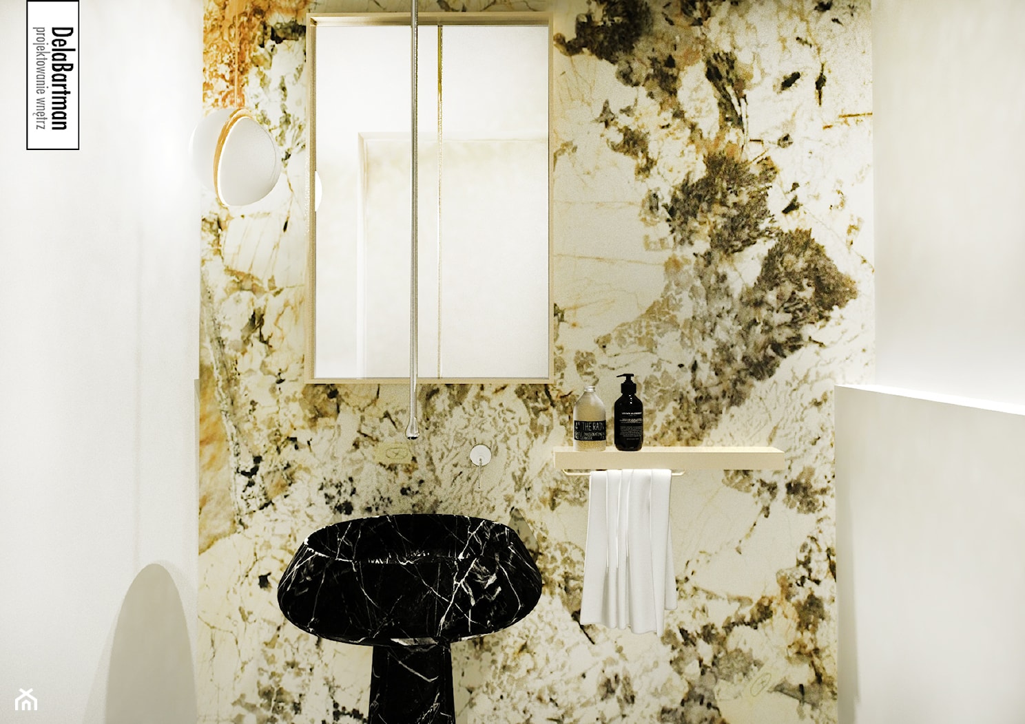 toaleta w nowoczesnym, minimalistycznym stylu - zdjęcie od DelaBartman - Homebook