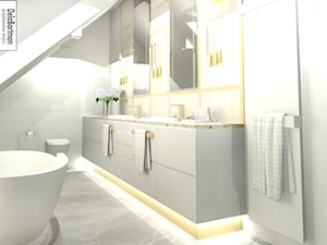 łazienka w stylu nowoczesnym z elementami klasyki - zdjęcie od DelaBartman