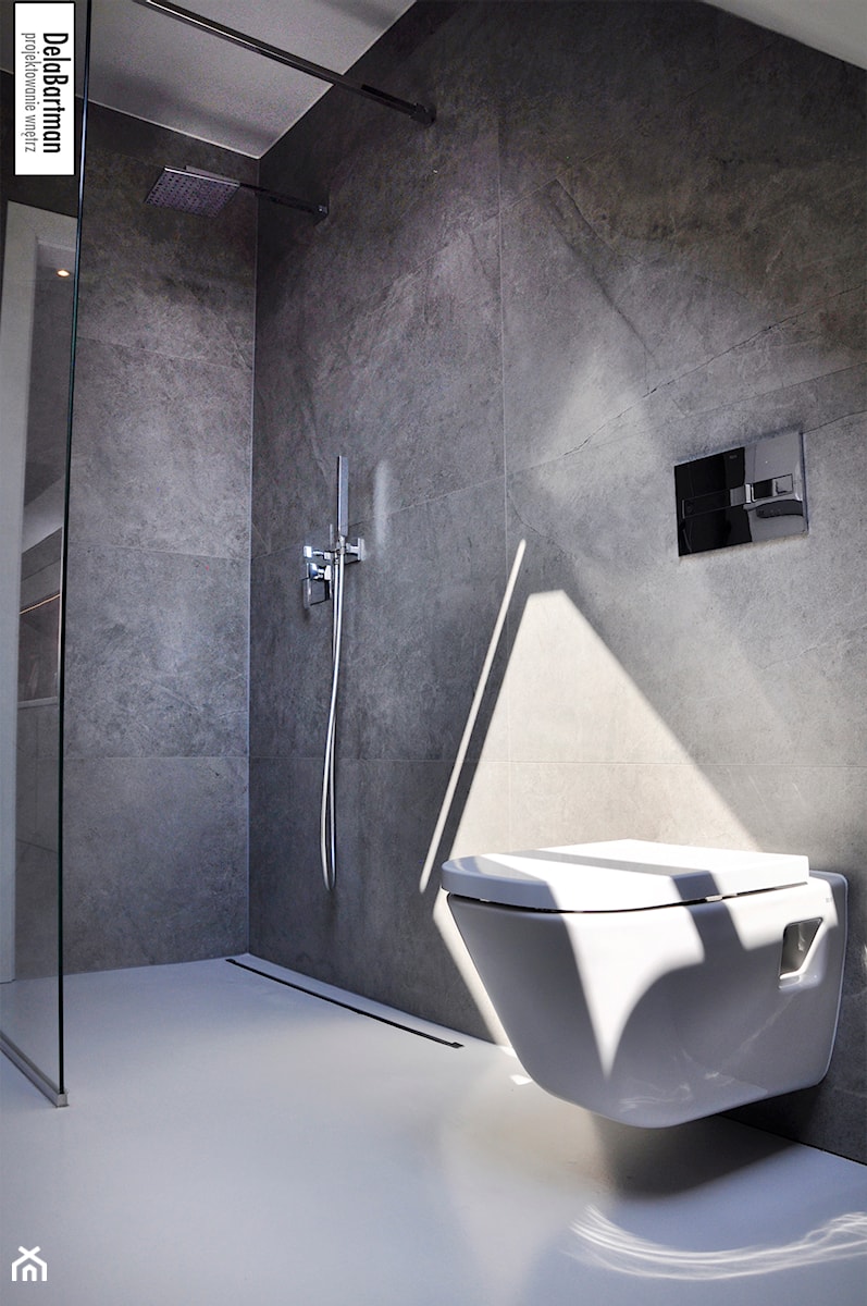 Apartament do wynajęcia Oświęcim II - Średnia łazienka, styl minimalistyczny - zdjęcie od DelaBartman