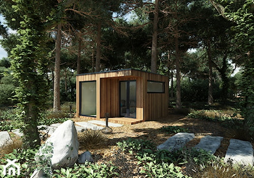 Nowoczesny domek ogrodowy, sauna, biuro - zdjęcie od Woodenfactory Sp. z o.o.