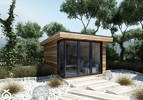 Mały domek ogrodowy, biuro, sauna - zdjęcie od Woodenfactory Sp. z o.o.