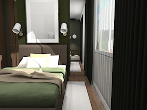 Zielona sypialnia 2+1 - zdjęcie od Feel-Project