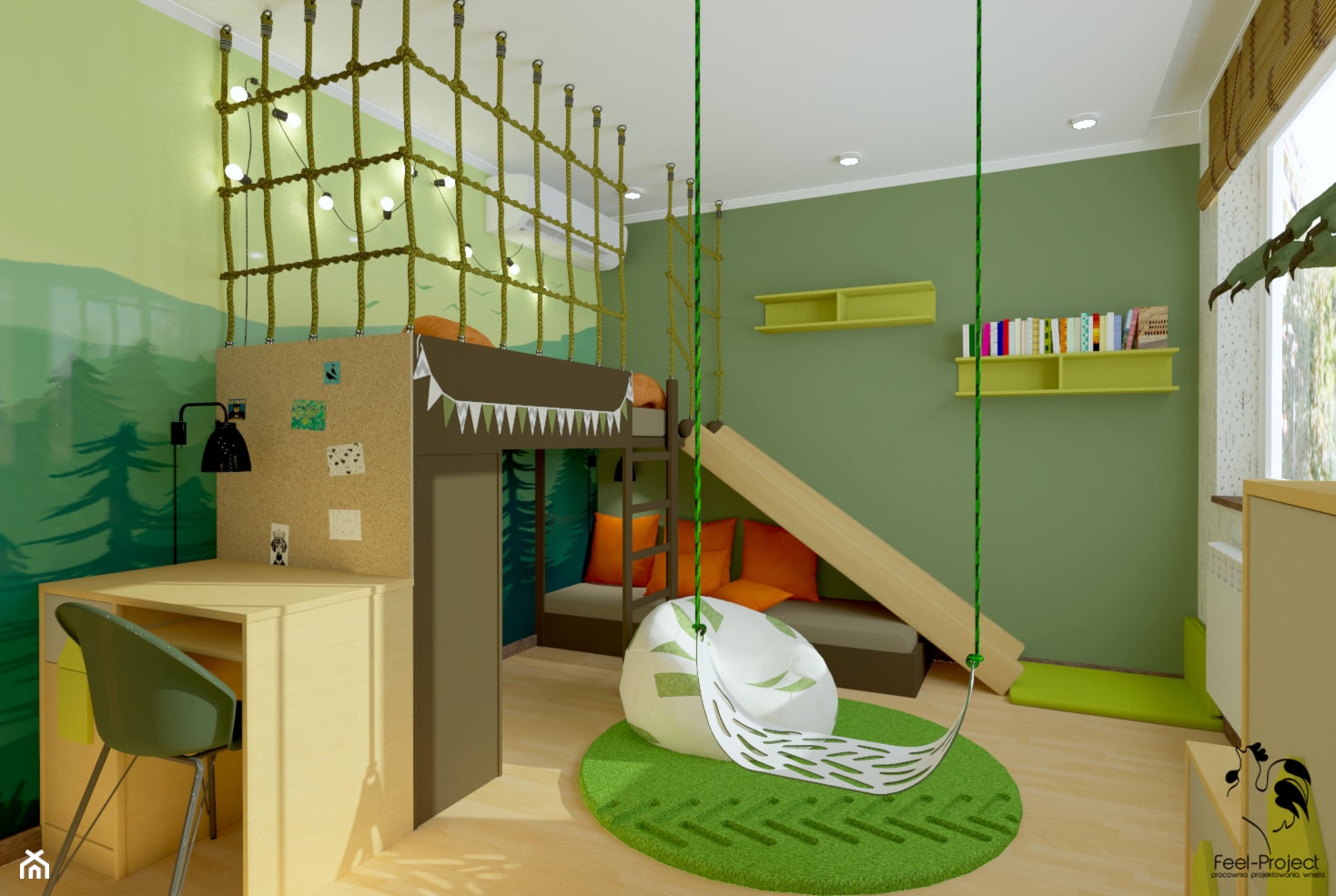 Pokój dla 5-letniego fana dinozaurów - zdjęcie od Feel-Project - Homebook