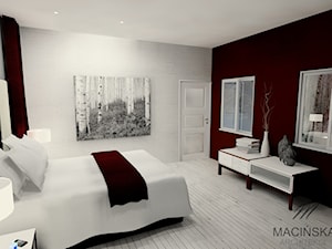 Sypialnia z lustrami - zdjęcie od MACIŃSKA ARCHITEKCI