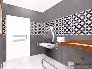 Gabinet stomatologiczny - Średnia bez okna z punktowym oświetleniem łazienka, styl nowoczesny - zdjęcie od MACIŃSKA ARCHITEKCI