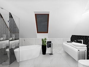 Metamorfoza łazienki w Zalasewie! - Łazienka, styl nowoczesny - zdjęcie od MACIŃSKA ARCHITEKCI