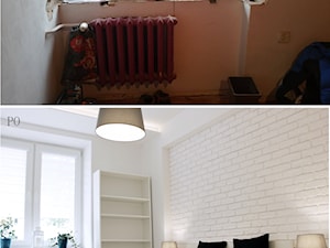 Zdjęcia z metamorfozy mieszkania 36m2 w Warszawie - Sypialnia, styl glamour - zdjęcie od Voight Interiors