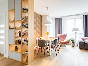 Mieszkanie 60m2 Warszawa (Włochy) - Salon, styl nowoczesny - zdjęcie od MODIFY - Architektura Wnętrz