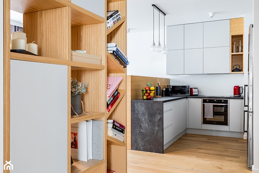 Mieszkanie 60m2 Warszawa (Włochy) - Kuchnia, styl nowoczesny - zdjęcie od MODIFY - Architektura Wnętrz