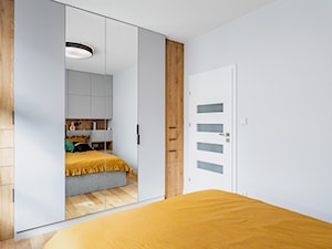 Mieszkanie 60m2 Warszawa (Włochy) - Sypialnia, styl nowoczesny - zdjęcie od MODIFY - Architektura Wnętrz