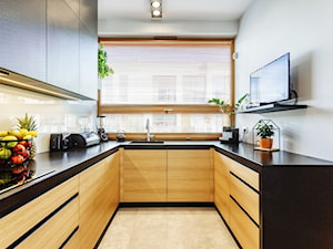 Dwupoziomowy apartament na Mokotowie - Kuchnia, styl nowoczesny - zdjęcie od MODIFY - Architektura Wnętrz