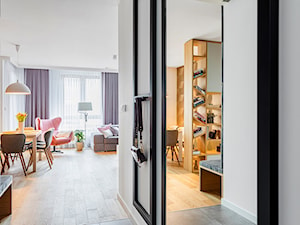 Mieszkanie 60m2 Warszawa (Włochy) - Hol / przedpokój, styl nowoczesny - zdjęcie od MODIFY - Architektura Wnętrz