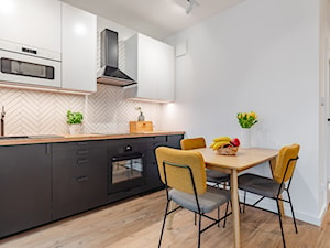 Mieszkanie na Bielanach 47m2 - Kuchnia, styl skandynawski - zdjęcie od MODIFY - Architektura Wnętrz