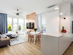 Mieszkanie na Woli 71m2 - Kuchnia, styl nowoczesny - zdjęcie od MODIFY - Architektura Wnętrz
