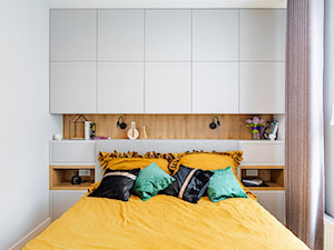 Mieszkanie 60m2 Warszawa (Włochy) - Sypialnia, styl nowoczesny - zdjęcie od MODIFY - Architektura Wnętrz