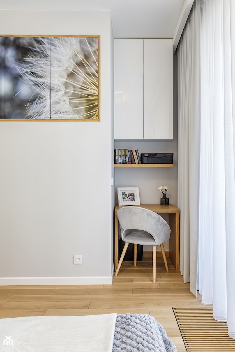 Dwupoziomowy apartament na Mokotowie - Sypialnia, styl nowoczesny - zdjęcie od MODIFY - Architektura Wnętrz