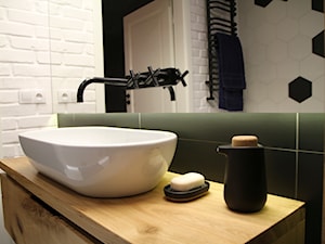 Moje Pierwsze M - 53.5 m2 - Sląsk - Średnia łazienka, styl nowoczesny - zdjęcie od Grzegorz - Mały Inwestor