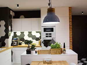 Moje Pierwsze M - 53.5 m2 - Sląsk - Średnia jadalnia w kuchni, styl nowoczesny - zdjęcie od Grzegorz - Mały Inwestor