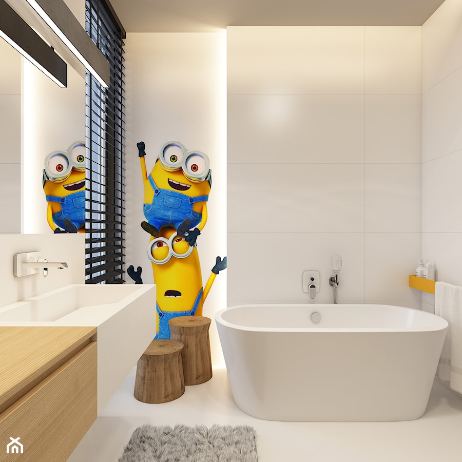 Bananowa łazienka - zdjęcie od ICONDESIGN